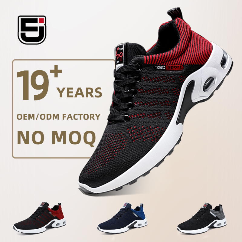 Oem&amp;odm Men's Original Casual Masculino Tennis Shoes Lightweight Sports Shoes Men Mesh Fly Knit Sneakers Running Athletic Shoes 