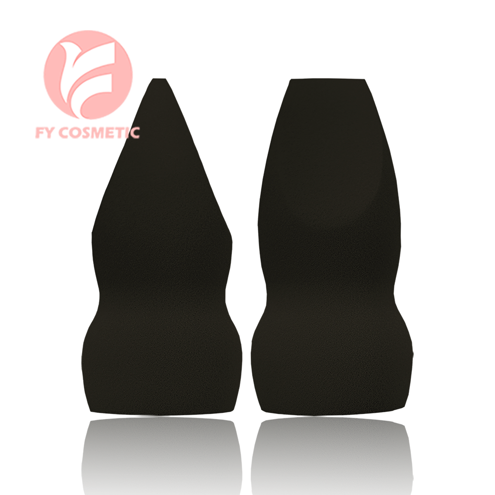 Unique Shape Wet And Dry Dual Use Non-latex Cosmetic Beauty Makeup Blender Blend And Set Flawless Makeup Sponge 