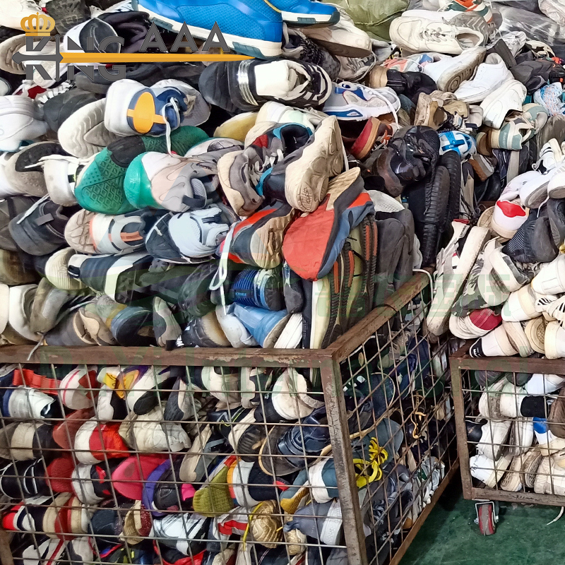 Kingaaa Second Hand Running Men Sports Shoes Old Original Imported Branded Thrift Bulk Bale Basketball Used Shoes In Bales Mixed 