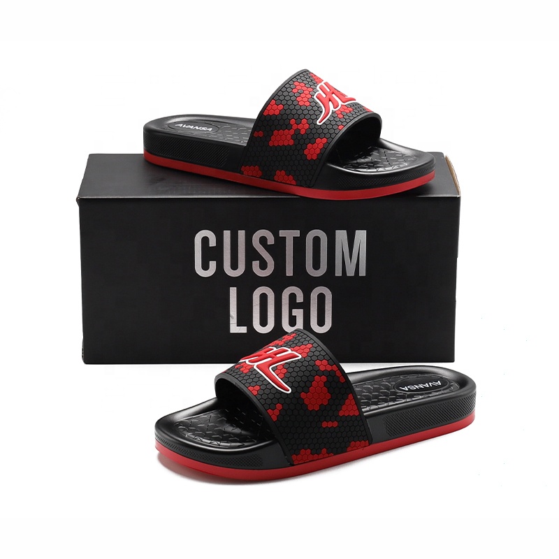 Henghao Good Price Soft Custom Slides Store Custom Company Fashion Slides Trendy Stylish Luxury Affordable Slides Sandals 