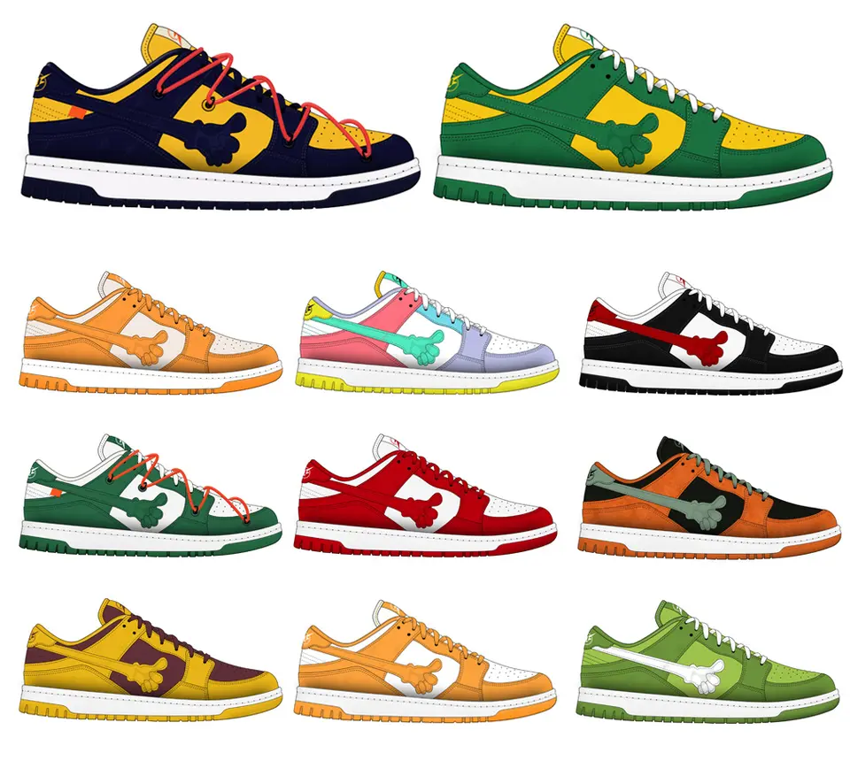 Original With Logo Box Unisex Basketball Shoes Panda Sb Dunkers Walking Style Shoes Breathable Casual Sneakers For Men 