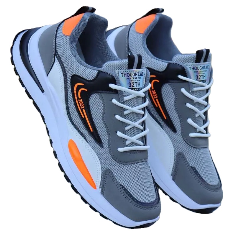 Latest Design Men Summer Running Sports Shoes Breathable Fashion Sneakers For Male 