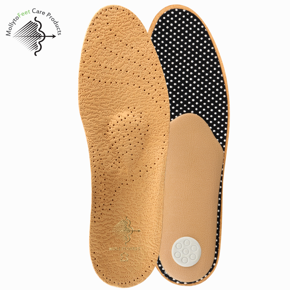2023 Mollyto Arch Supports Orthotic Insoles Leather Insoles For Boots 